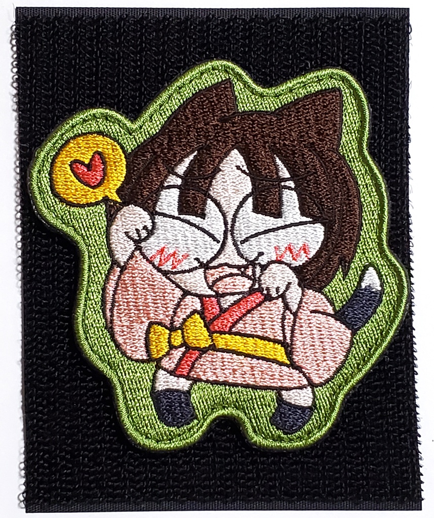 まねきわらしちゃんパッチ（抹茶色）