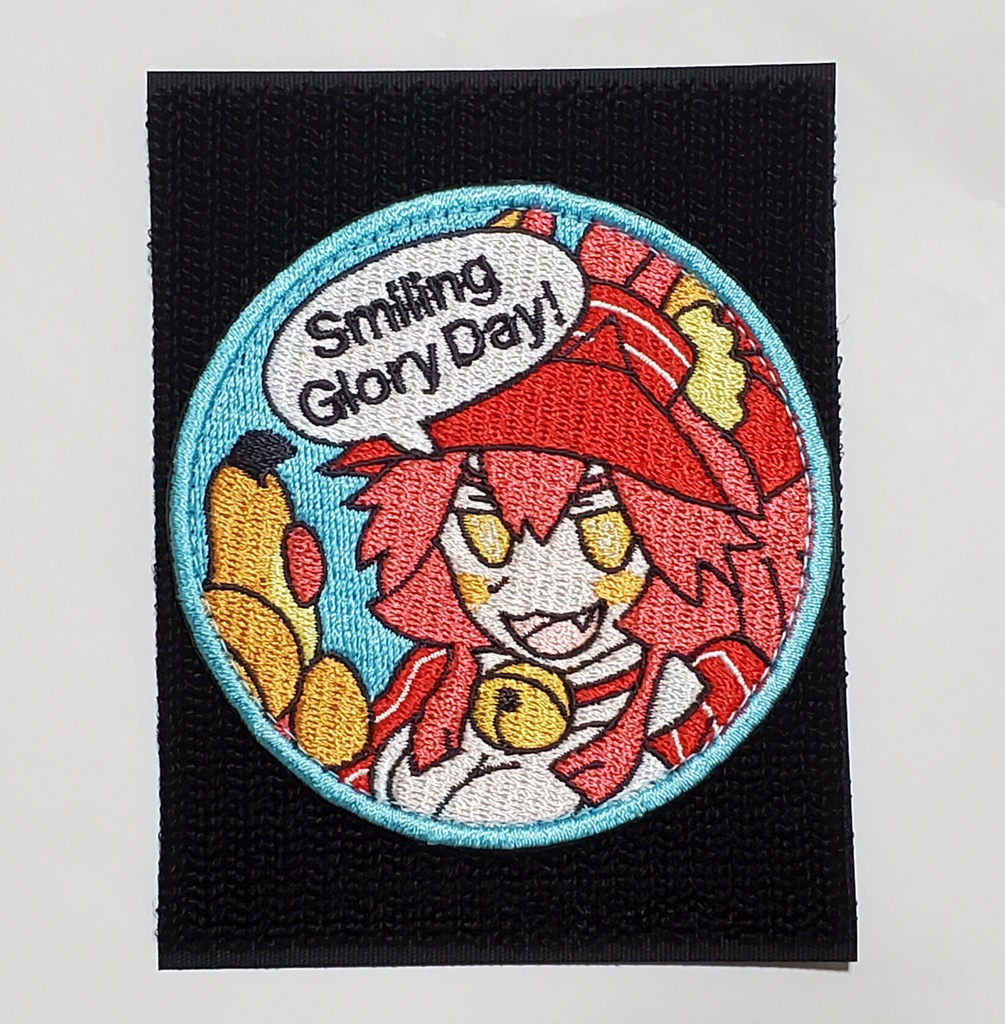 ダイナーキャットパッチ（水色）