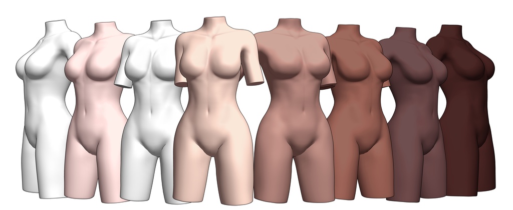 3D Women Waist & Torso for CSP