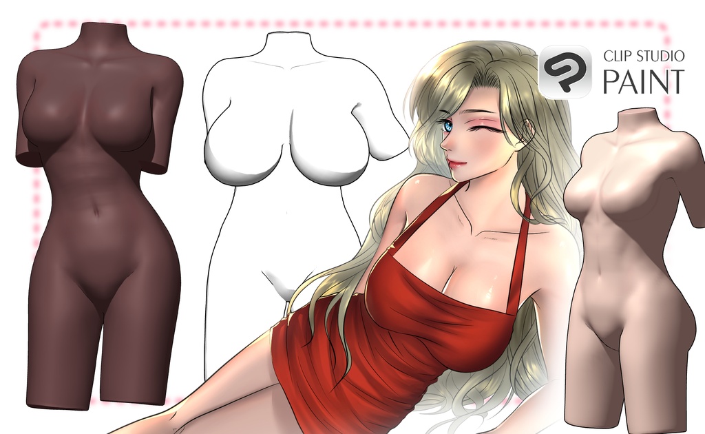 3D Women Waist & Torso for CSP