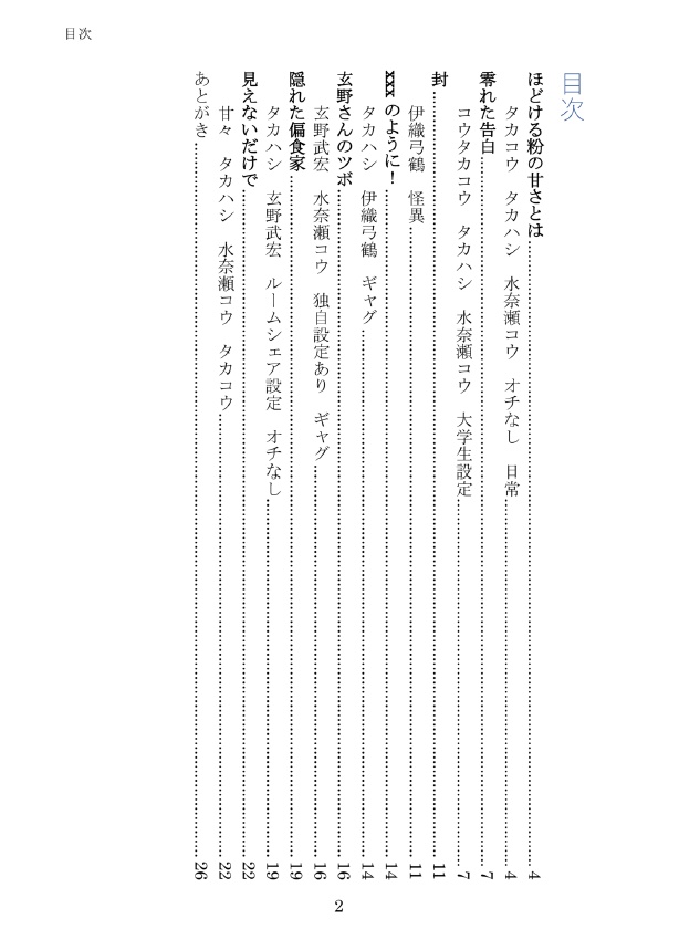 【電子版】人工甘味葉 晴天01