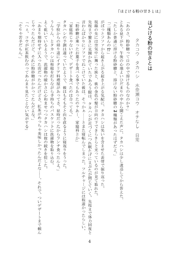 【物理版】人工甘味葉 晴天01