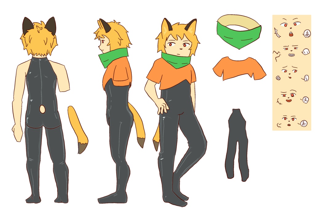 【MYCOEIROINK・UTAU】クダイリくんちゃん【PSD立ち絵あり】