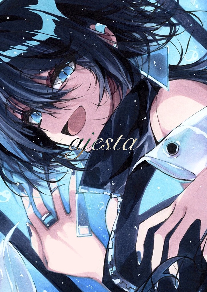 C108新刊アナログオリジナルフルカラーイラスト集【ajesta】