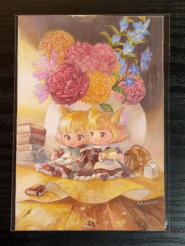 【原画 】「時を見つめる」【宅急便コンパクト】