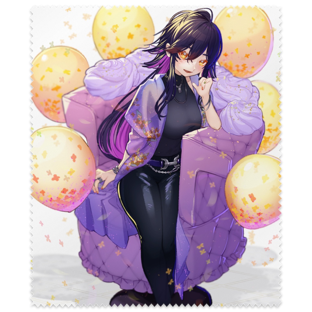 稔堂しこん　1周年記念グッズ　メガネ拭き