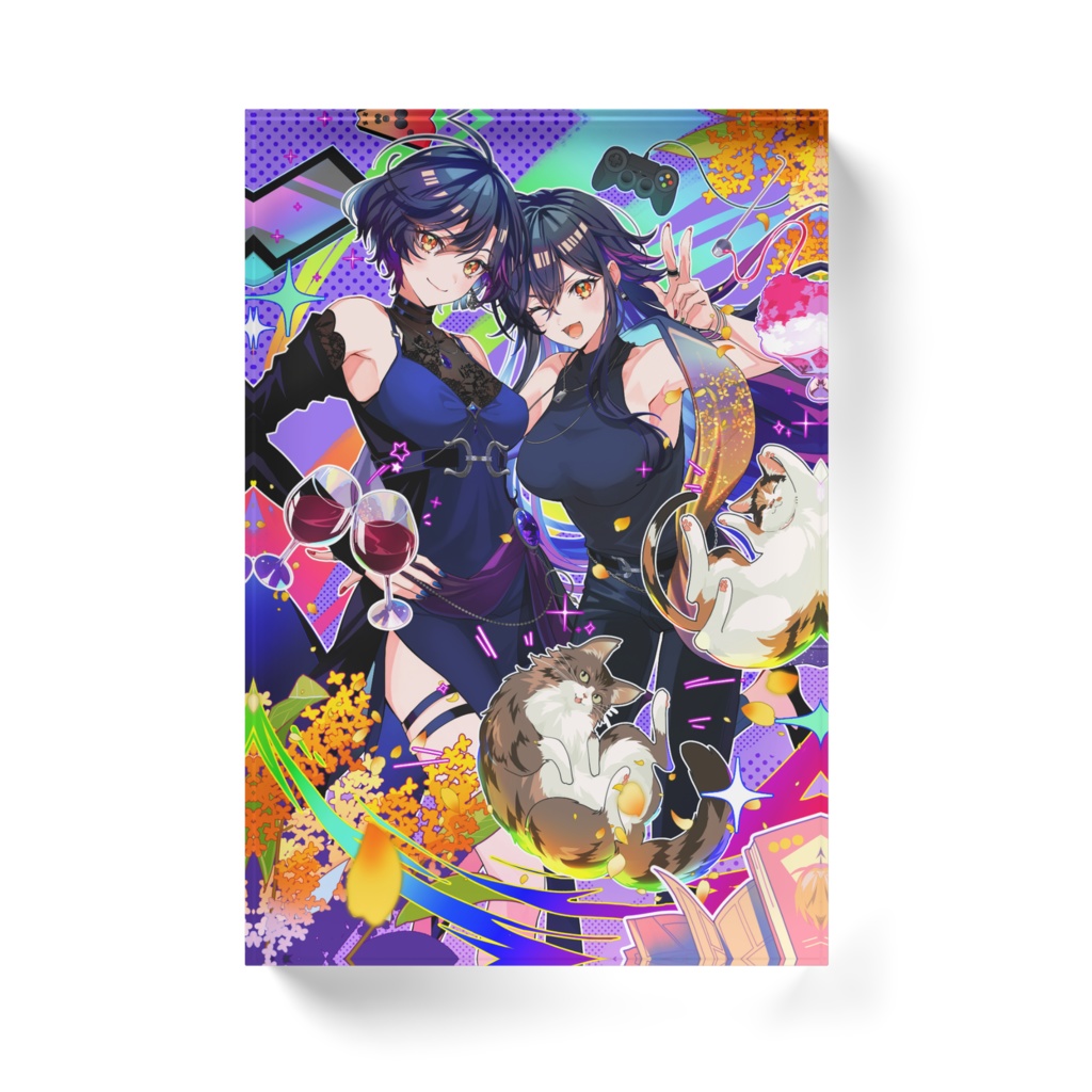 稔堂しこん キービジュアルアクリルブロック