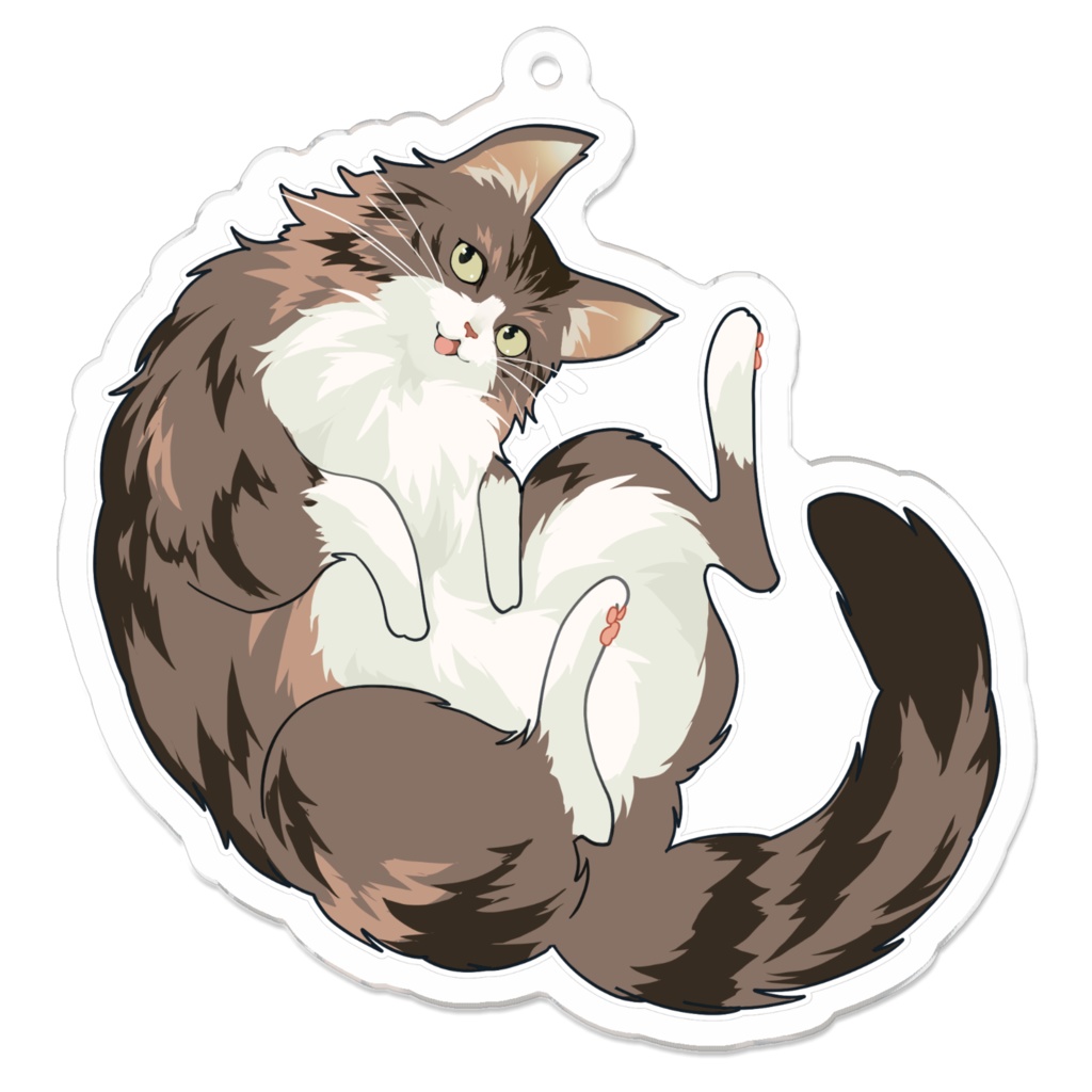 しこんちゃんちのねこちゃんアクキー（みみりん）