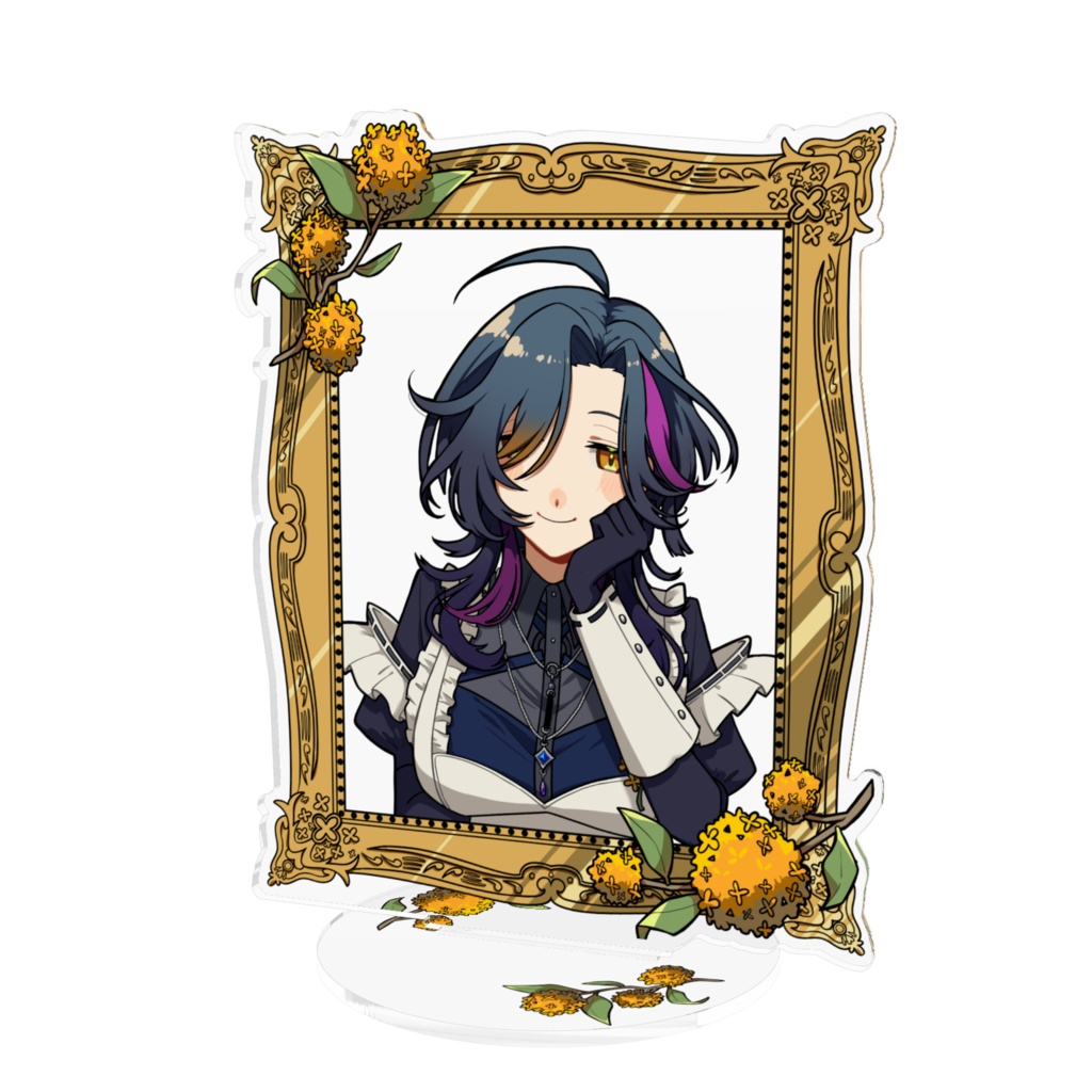 【三周年!】額縁アクスタ(背景透過版)【稔堂しこん / Vtuber】