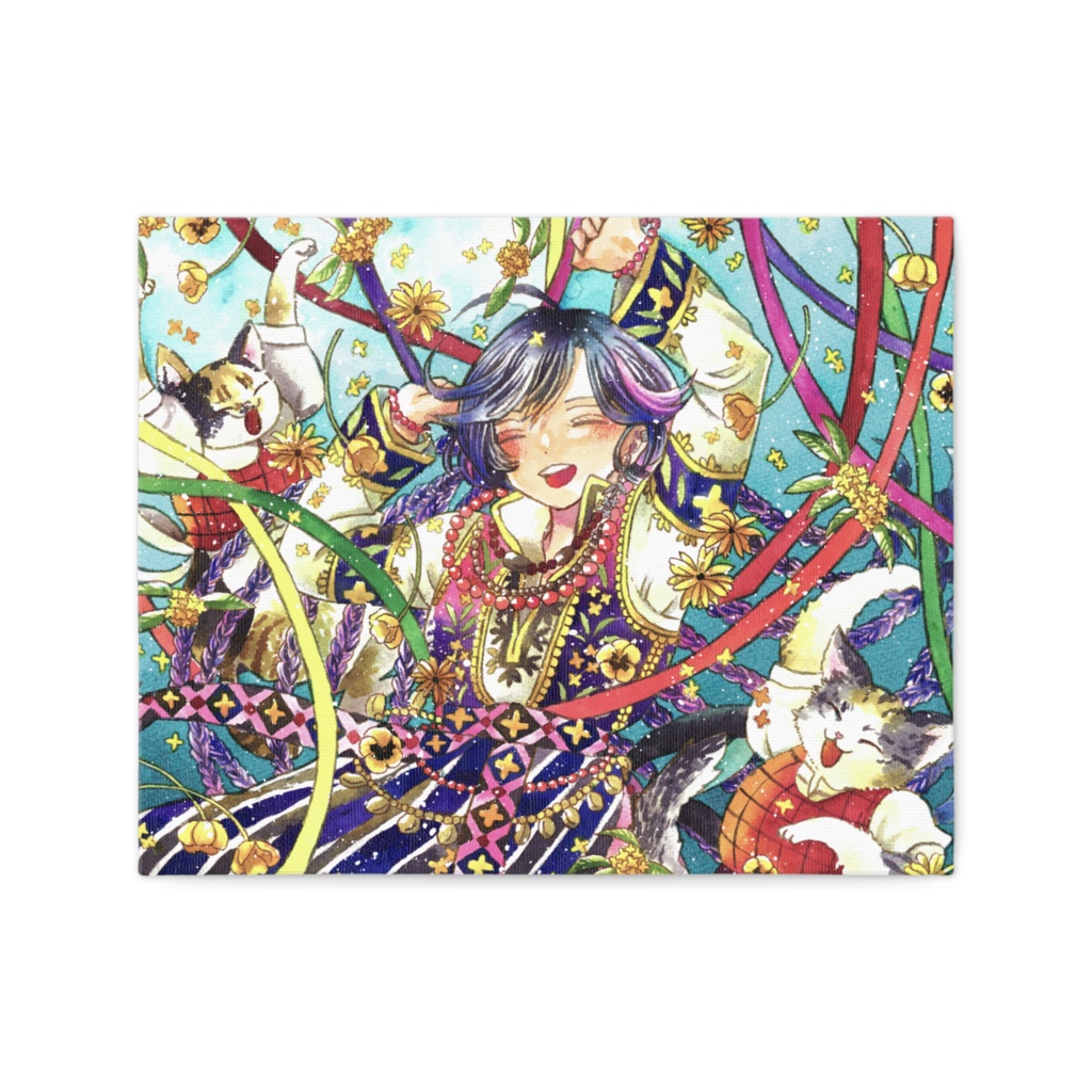 【5周年!】5周年記念イラストキャンバス【稔堂しこん】