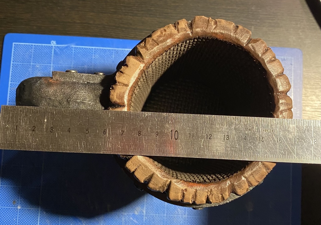 撮影小道具/木製風ビアマグ