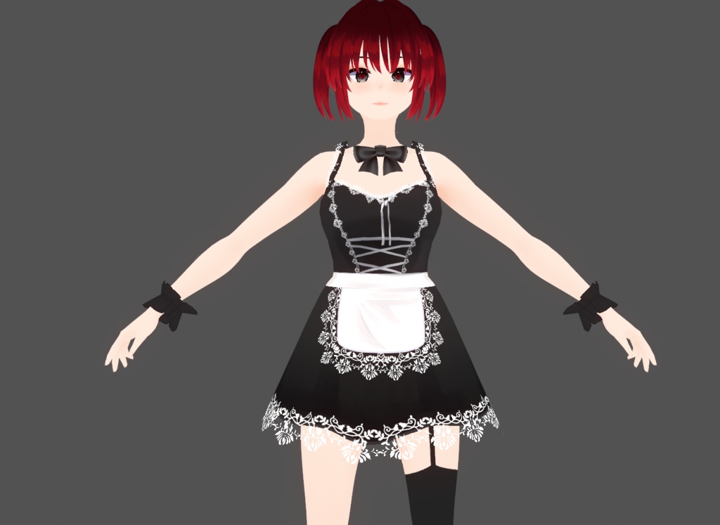【Vroid】メイド服 ~ Maid dress