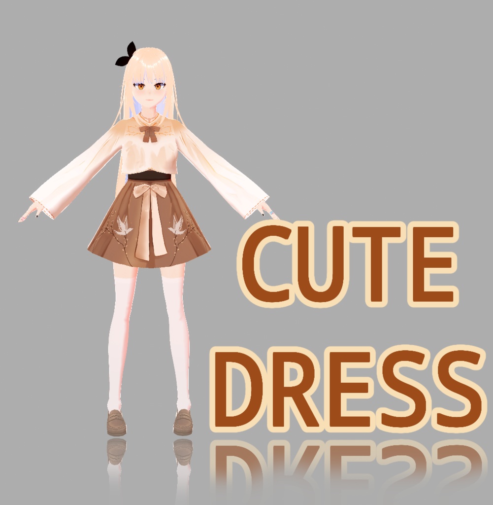 【Vroid】きれいなドレス ~ Cute dress