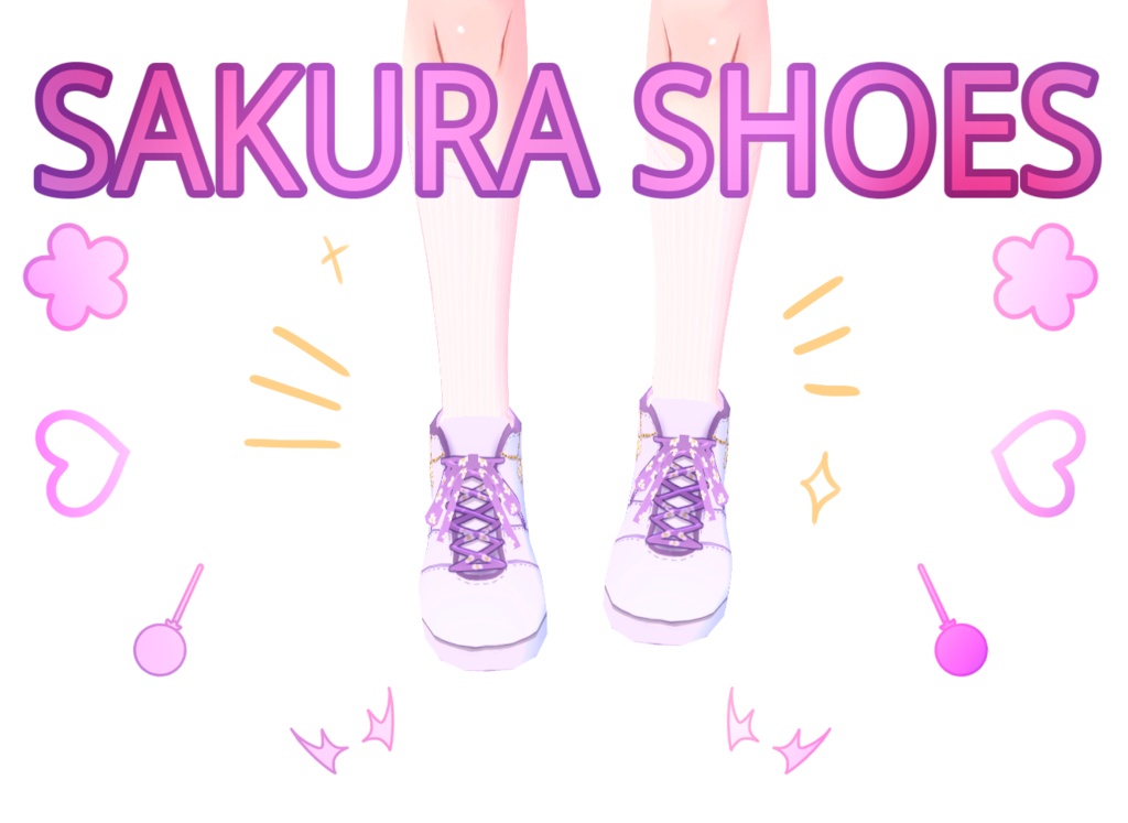 【Vroid】さくらの靴 ~ SAKURA SHOES