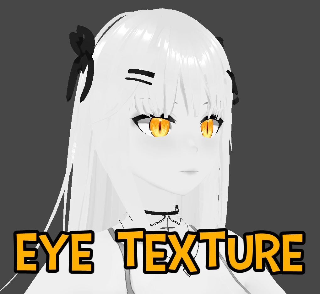 【Vroid】テクスチャ ~ Yellow animal eye texture