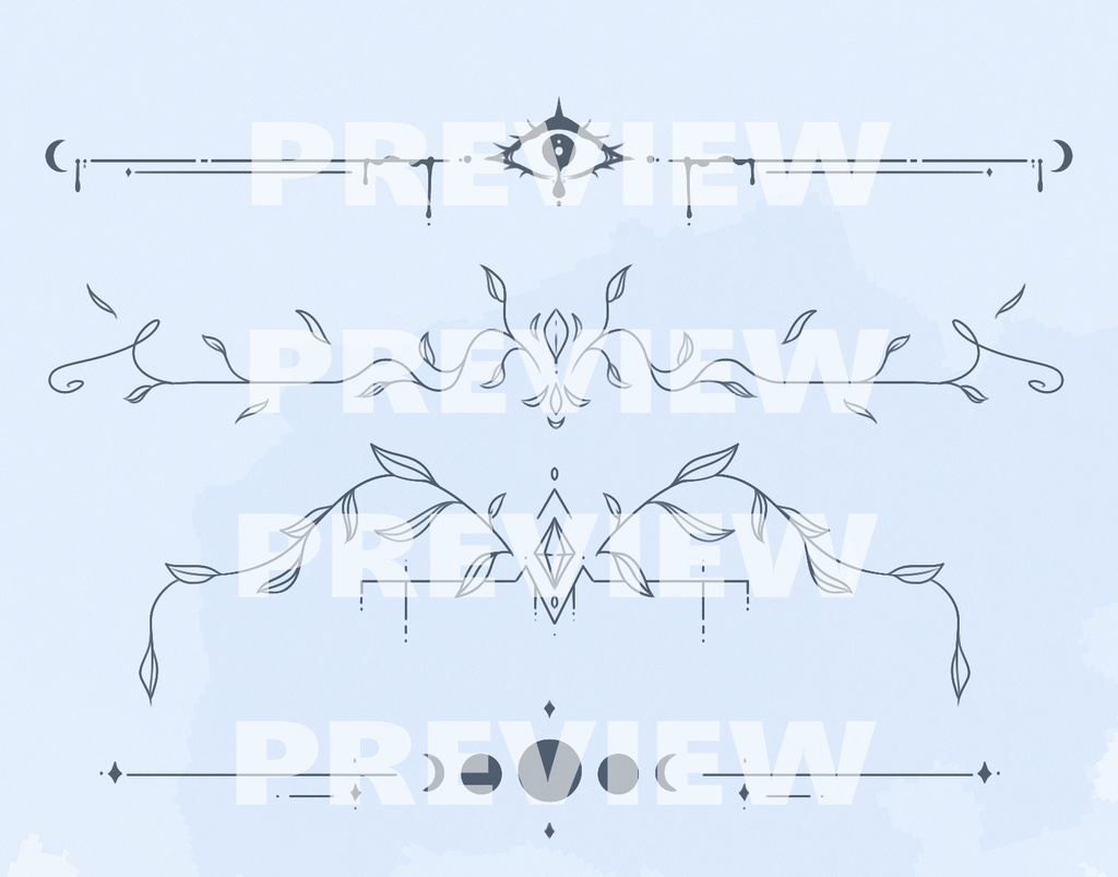 ♥ Text dividers ~ テキスト仕切り ♥