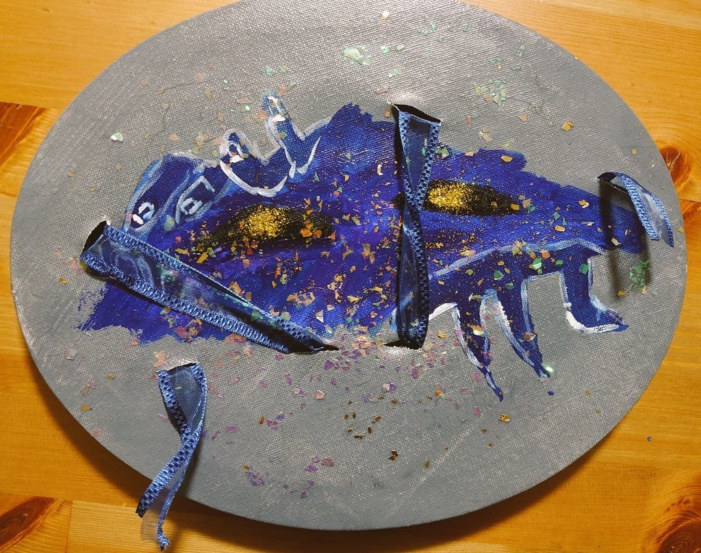 原画「目を背ける」(2枚1組)