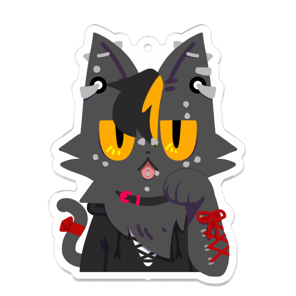 あみあみパーカーロクくん　アクリルキーホルダー