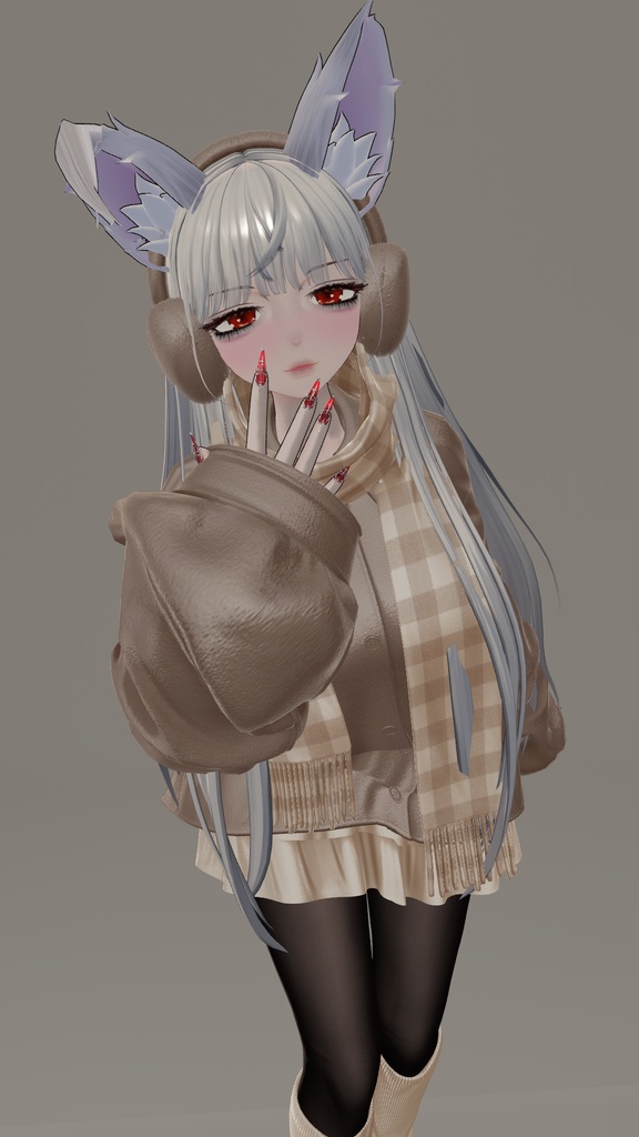 豺狼ケモミミシェイプキー+【発売記念&クリスマスセール12/26まで800円!】