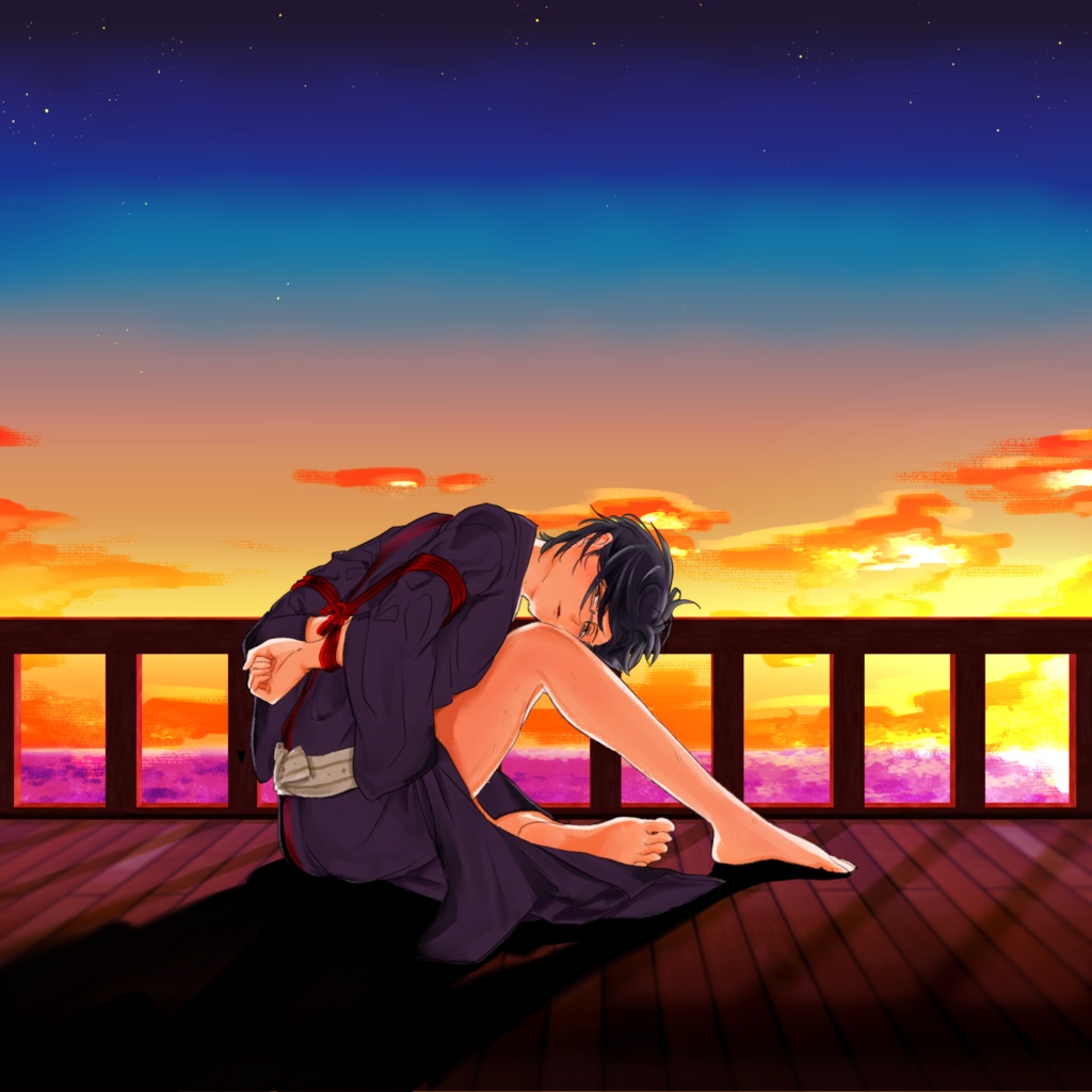 【明石国行緊縛イラスト集】想ひほだし (おまけ:ポストカード+小説コピー本 付き)