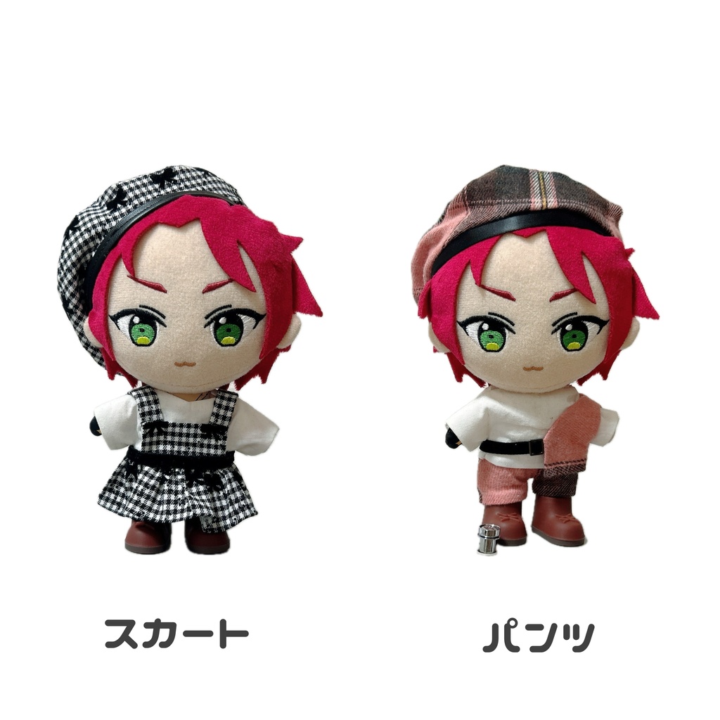 チェックセットアップ【16cmサイズ】