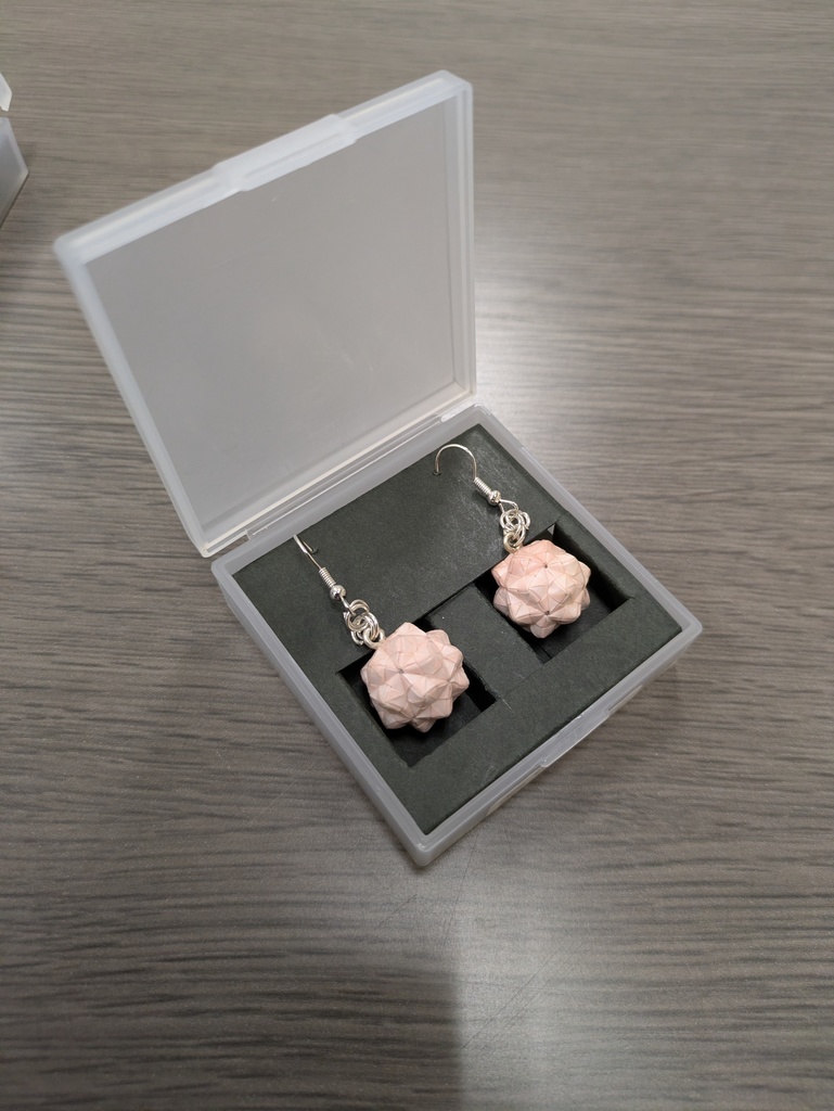 折り紙アクセサリー「くすころん」ver.1"金平糖"