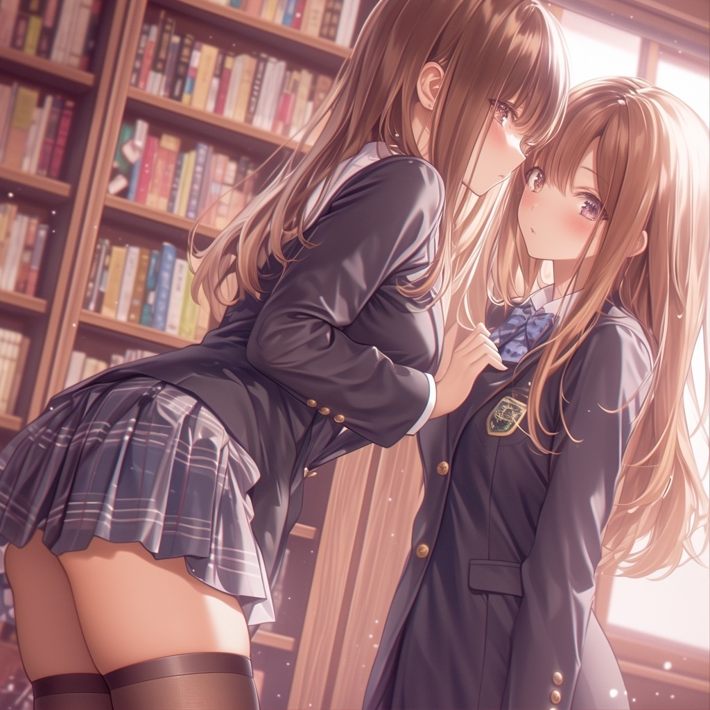 制服美少女イラスト