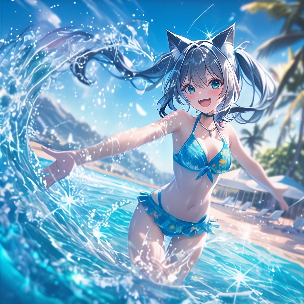 夏色メモリー ~水着の女の子と休日の海~