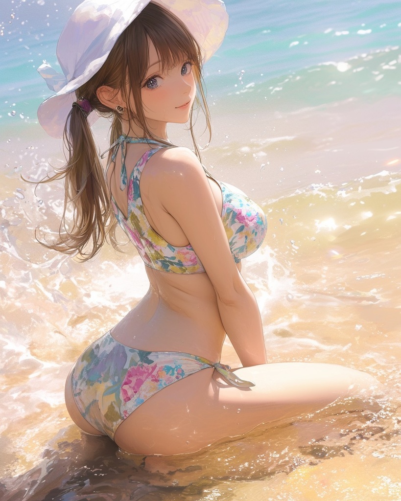 夏色メモリー ~水着の女の子と休日の海~