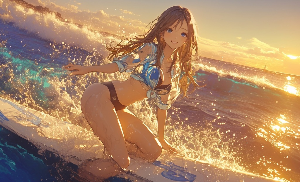 夏色メモリー ~水着の女の子と休日の海~