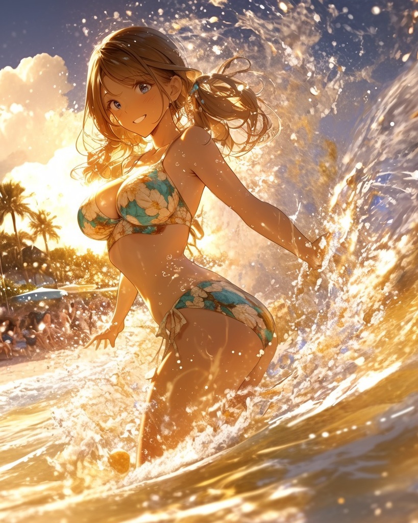 夏色メモリー ~水着の女の子と休日の海~