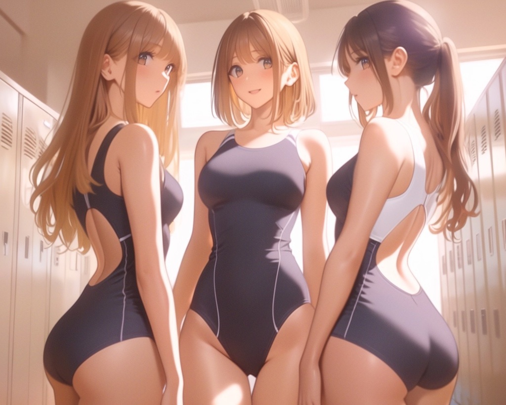 水泳日和 ~スク水&競泳水着の少女たち~