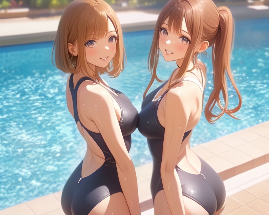 水泳日和 ~スク水&競泳水着の少女たち~