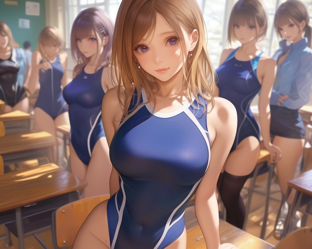 水泳日和 ~スク水&競泳水着の少女たち~