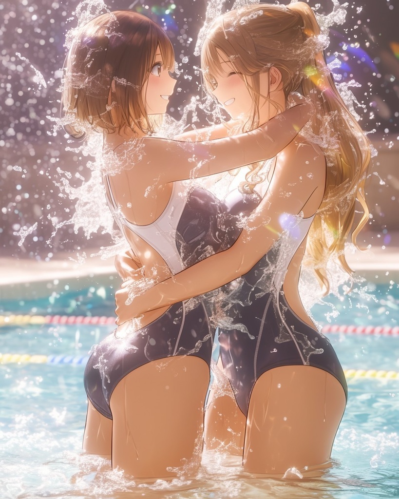 水泳日和 ~スク水&競泳水着の少女たち~