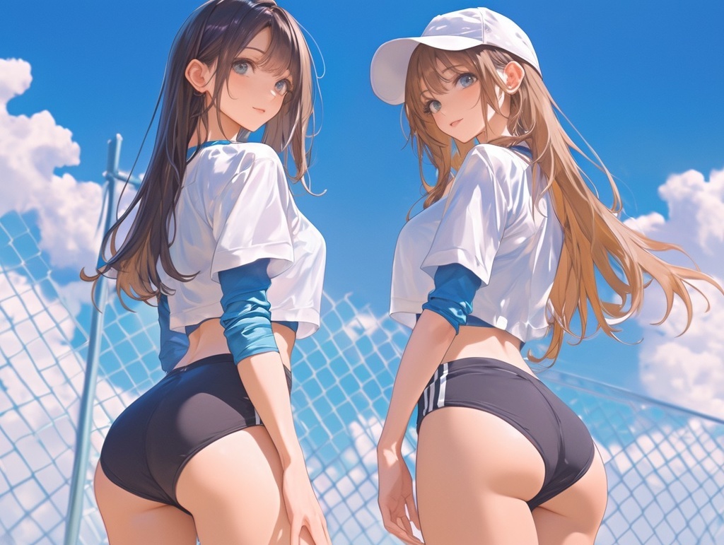 仲良しブルマーフレンズ ~笑顔でブルマー~