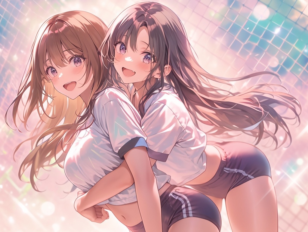 仲良しブルマーフレンズ ~笑顔でブルマー~