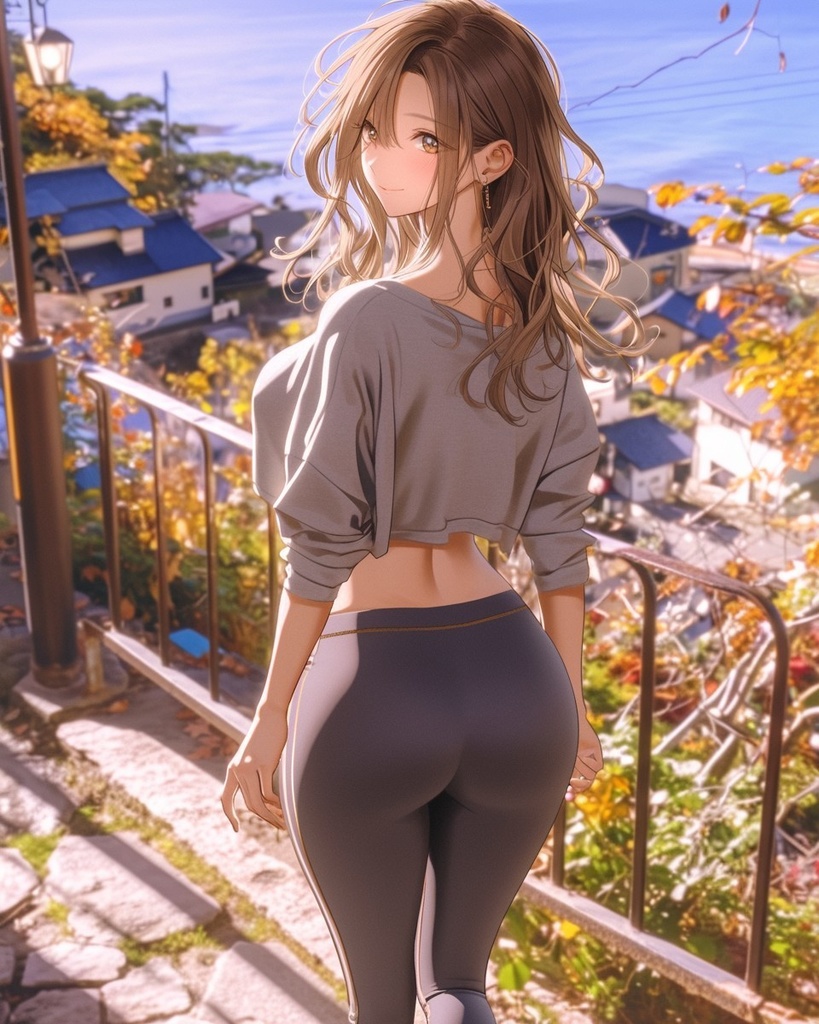 レギンス日和 ~むちむちラインに視線奪われて~