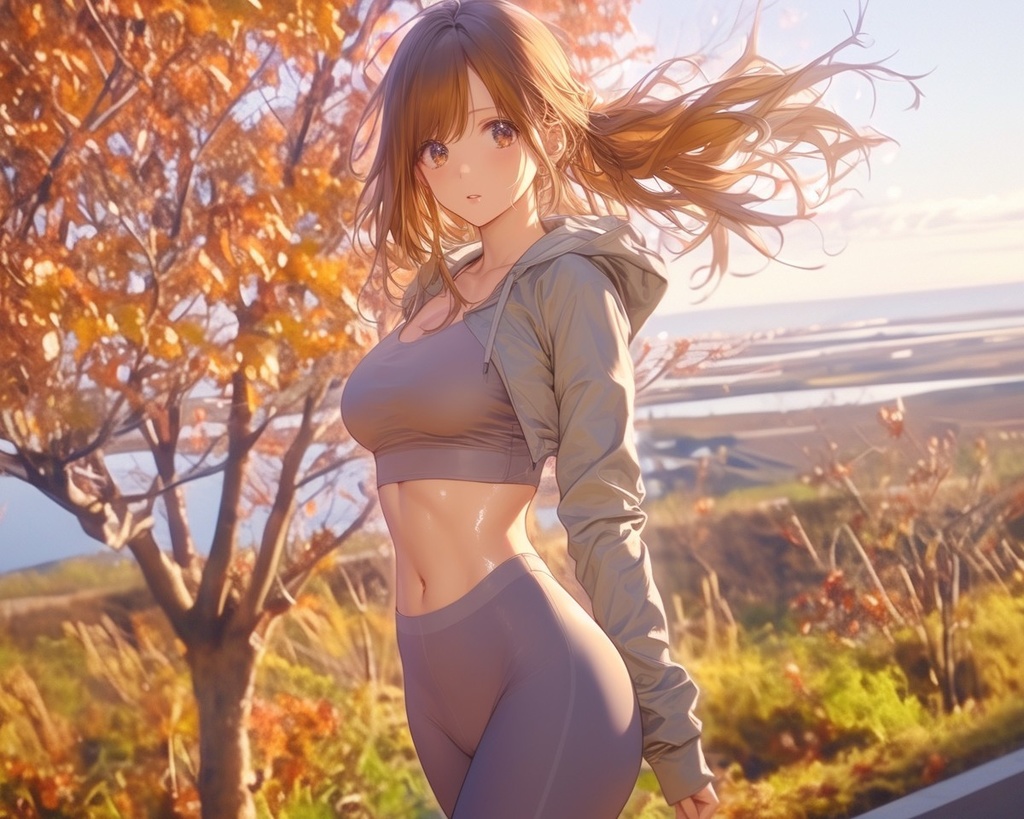 レギンス日和 ~むちむちラインに視線奪われて~