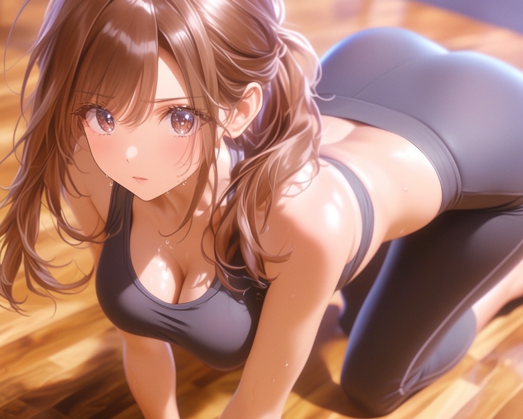 レギンス日和 ~むちむちラインに視線奪われて~