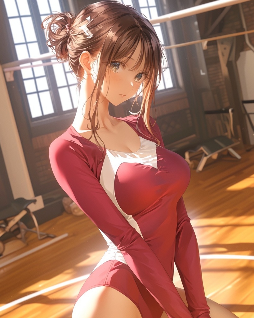 レオタード日和 ~ぎこちないポーズもご褒美~