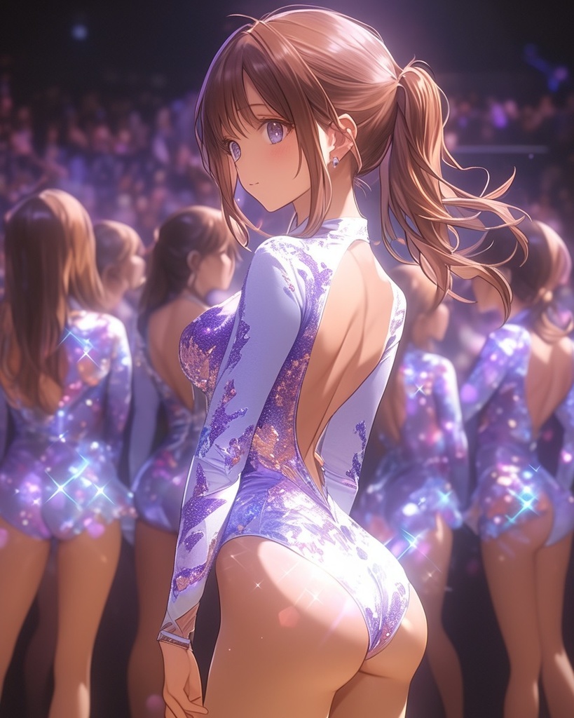 レオタード日和 ~ぎこちないポーズもご褒美~