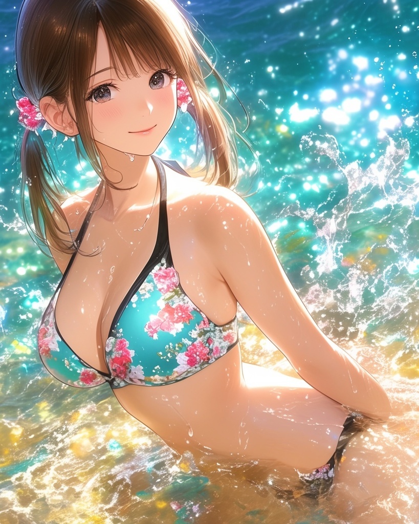 夏色メモリー ~水着の女の子と休日の海~