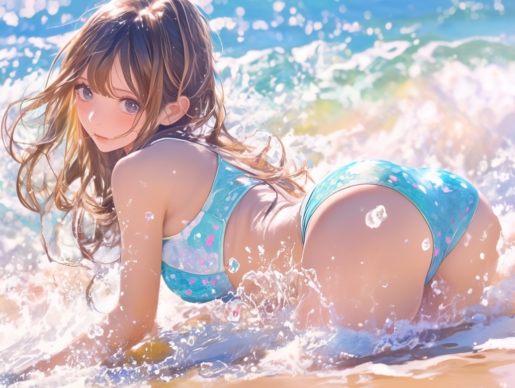 夏色メモリー ～水着の女の子と休日の海～