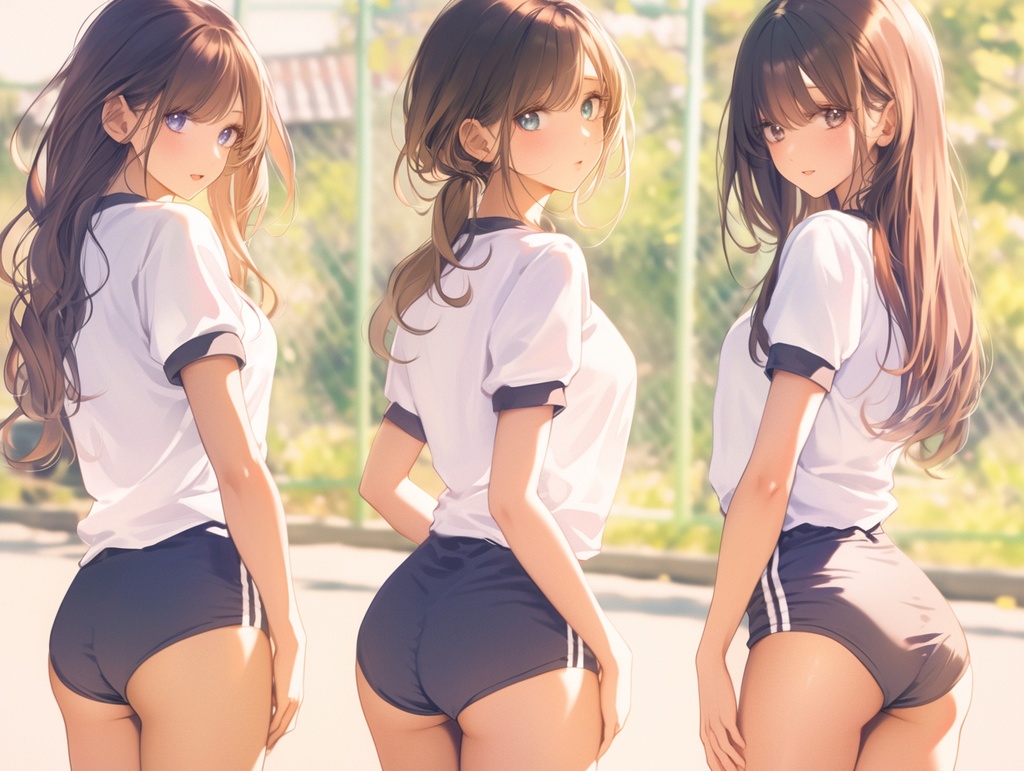 仲良しブルマーフレンズ ~笑顔でブルマー~