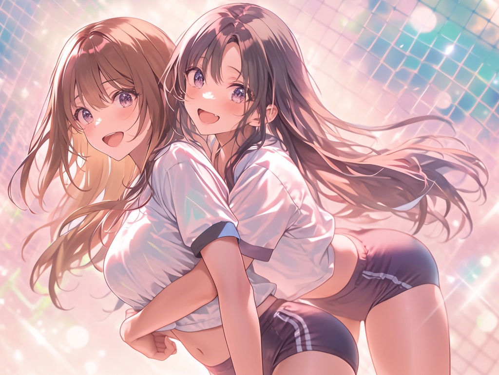 仲良しブルマーフレンズ ~笑顔でブルマー~