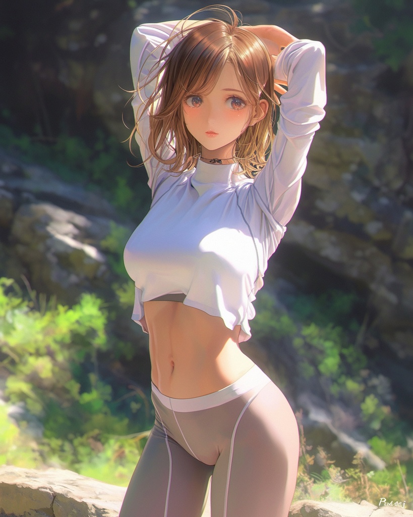 レギンス日和 ~むちむちラインに視線奪われて~