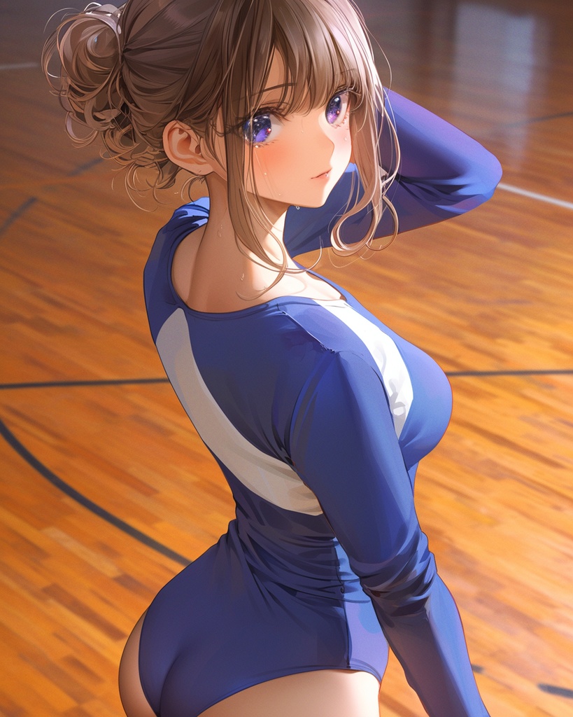 レオタード日和 ～ぎこちないポーズもご褒美～