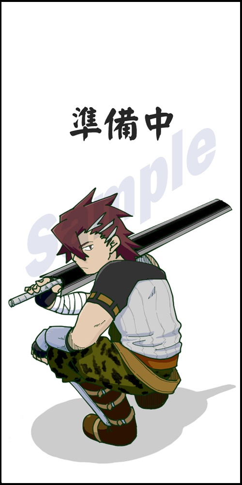 準備中カット(お品書き)