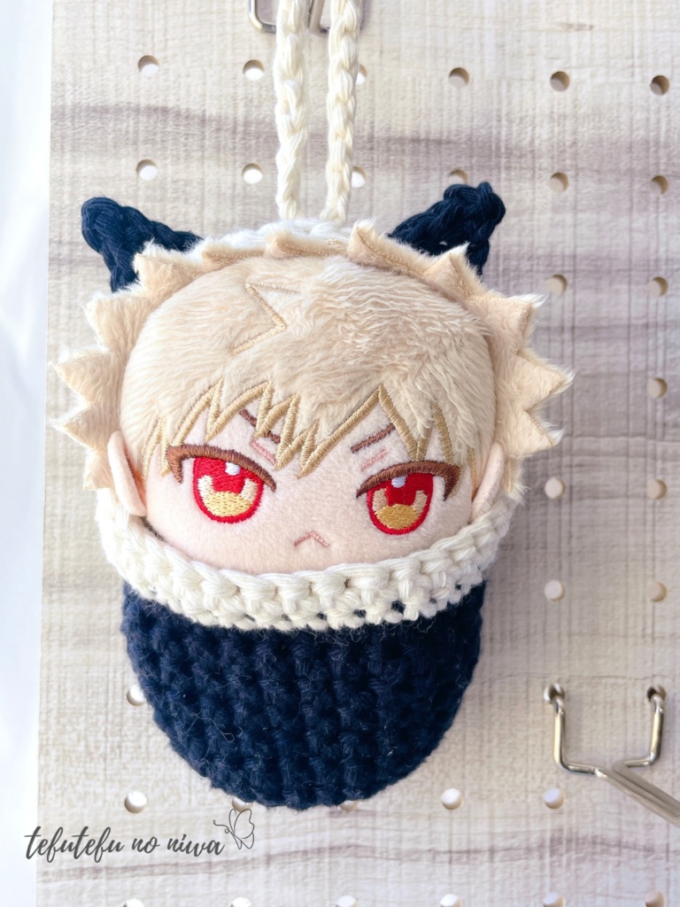 【ネコ耳】ぬい用寝袋 No.27 | tefutefu no niwa BOOTH店